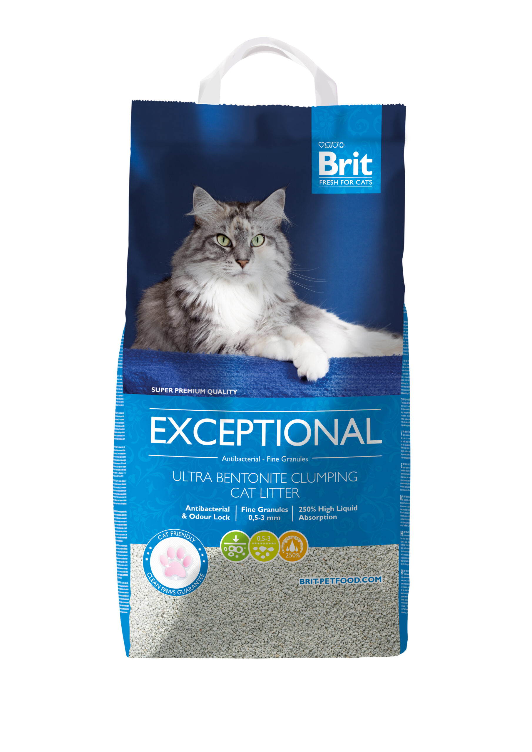 Brit Fresh Exceptional Ultra Bentonite для котячого туалету бентонітовий