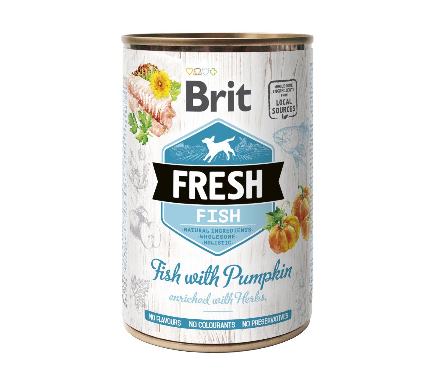 Brit Fresh Fish/Pumpkin для собак, з рибою та гарбузом 400 г
