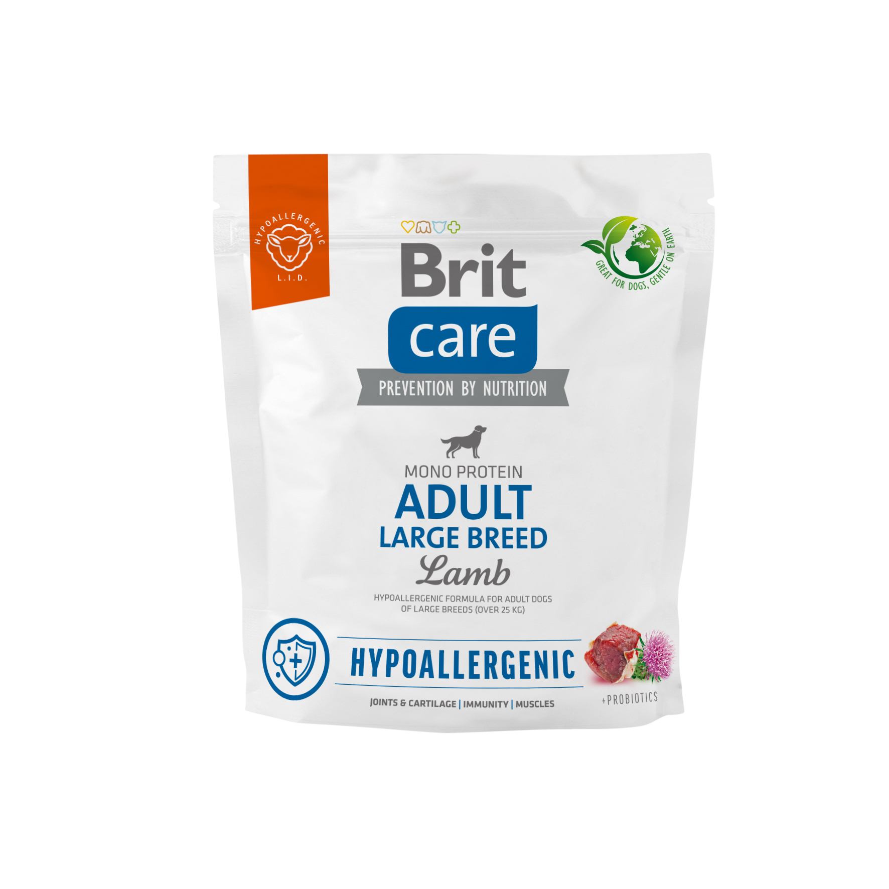 Brit Care Dog Hypoallergenic Adult Large Breed для собак великих порід, гіпоалергенний з ягням