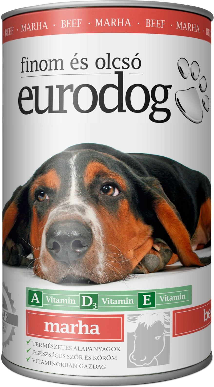 EuroDog Beef для собак шматочки в желе з яловичиною