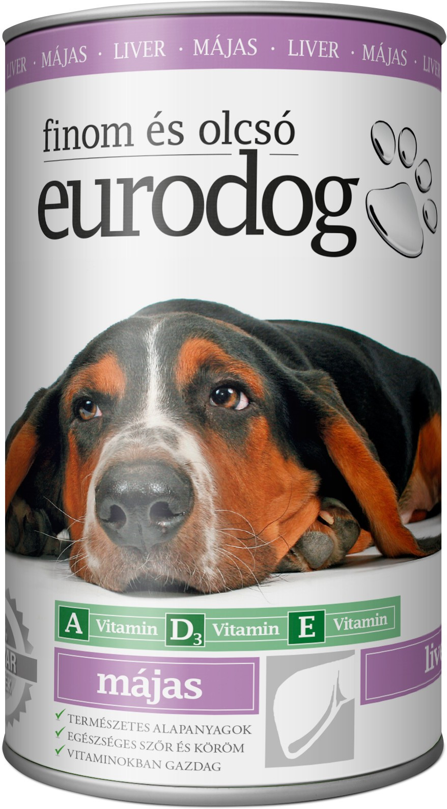 EuroDog Liver для собак шматочки в желе з печінкою
