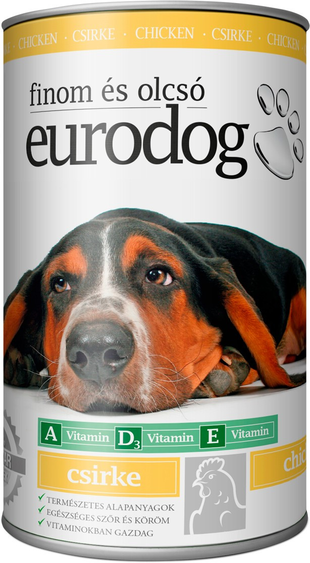 EuroDog Poultry для собак шматочки в желе з птицею