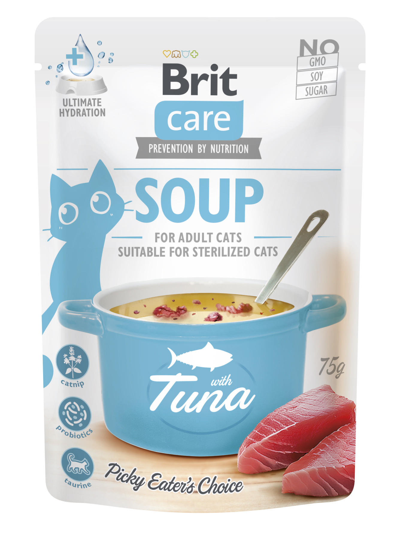 Суп для котів Brit Care Soup with Tuna з тунцем 75 г