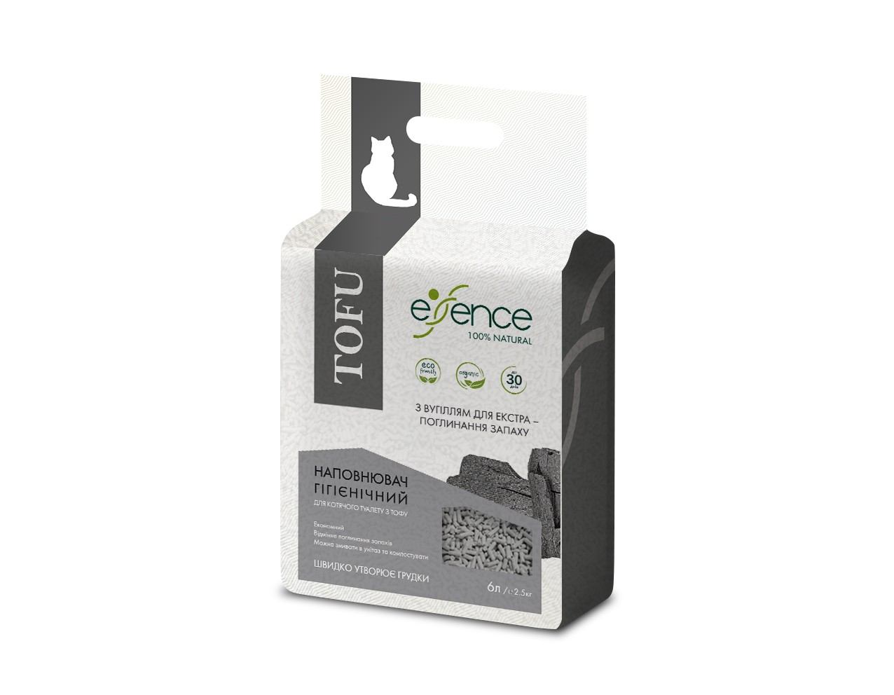 Essence з тофу, з вугіллям, 6 л