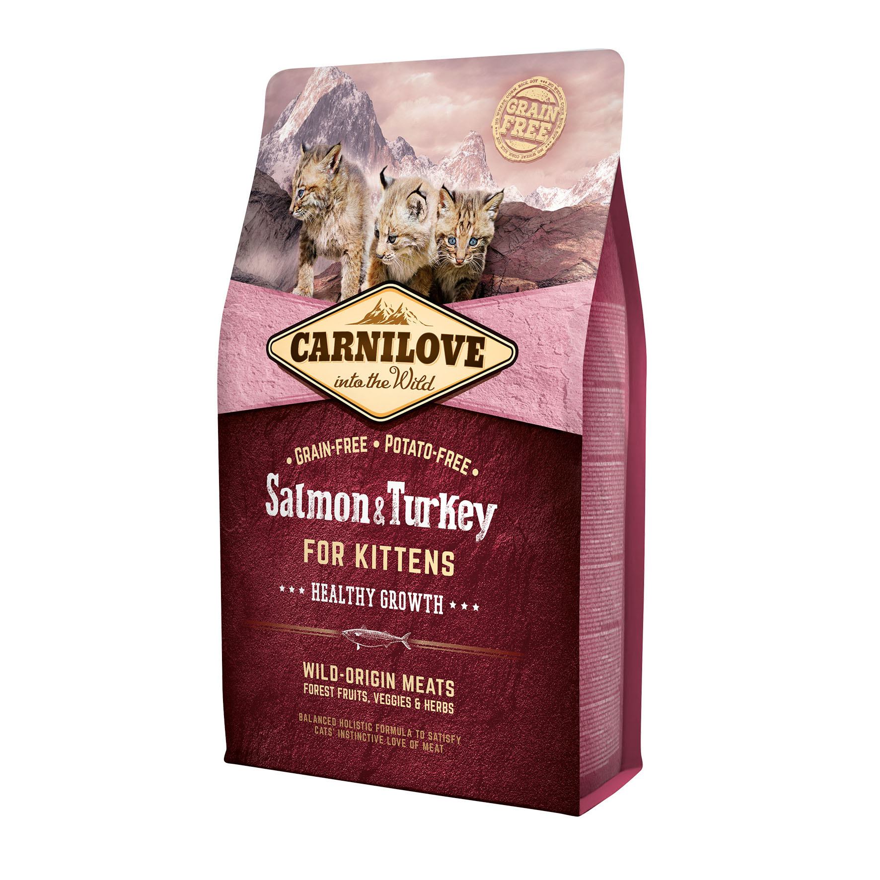 Carnilove Cat Salmon & Turkey для кошенят, лосось та індичка