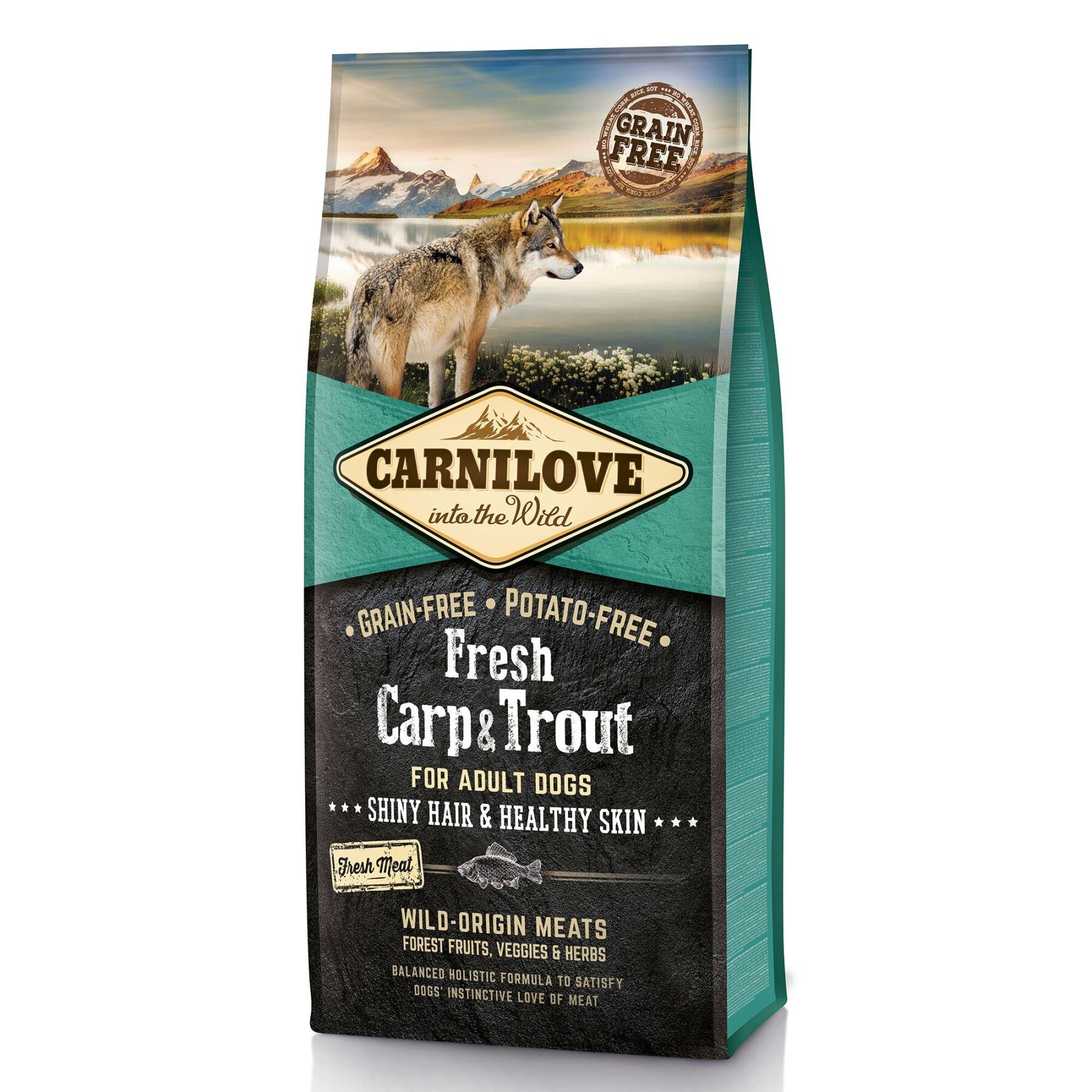 Carnilove Fresh Carp & Trout для дорослих собак всіх порід, риба