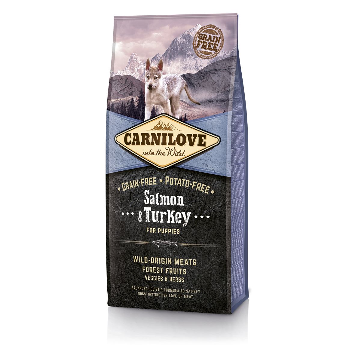 Carnilove Salmon & Turkey для цуценят всіх порід, лосось та індичка