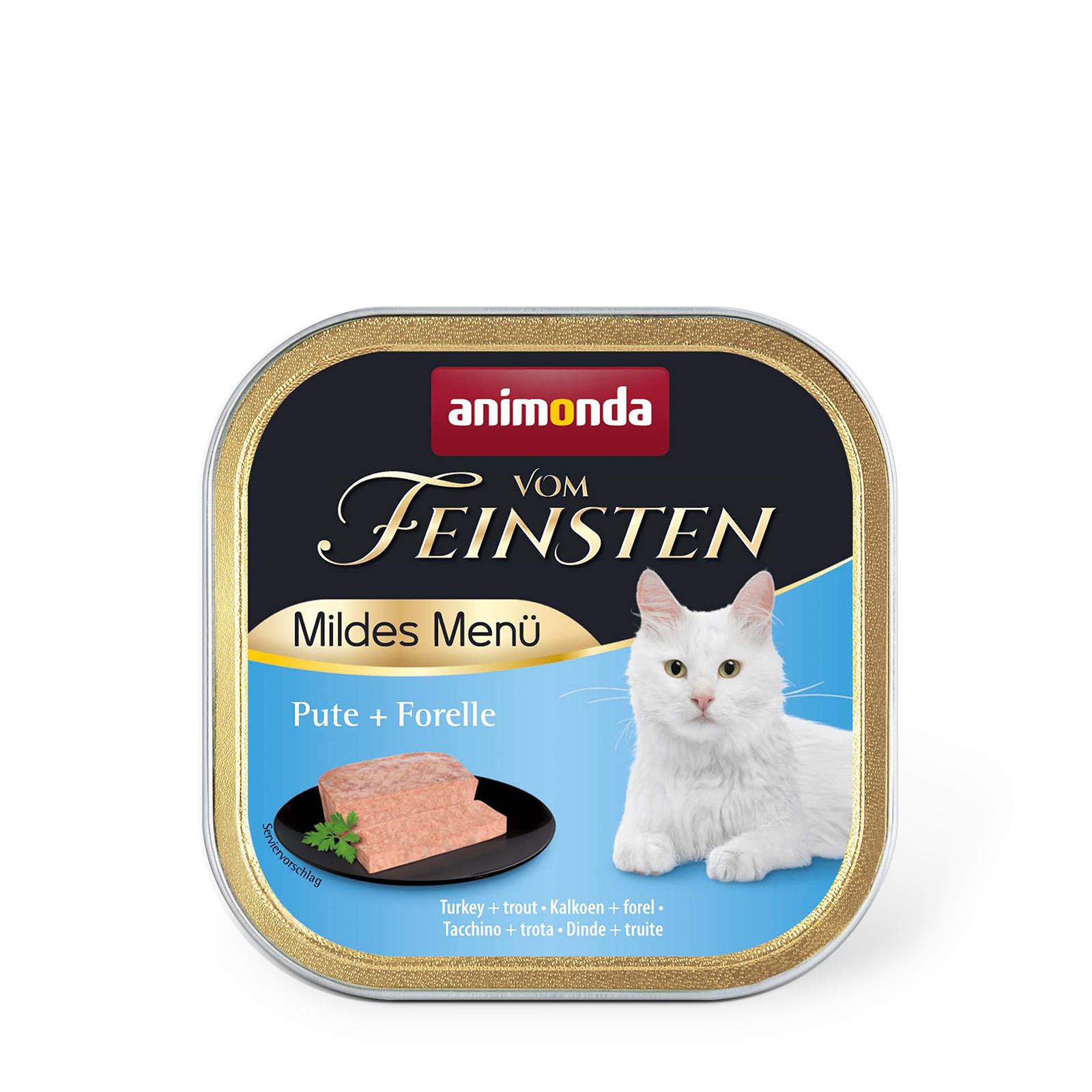 Animonda Vom Feinsten для дорослих котів, з індичкою та фореллю 100 г