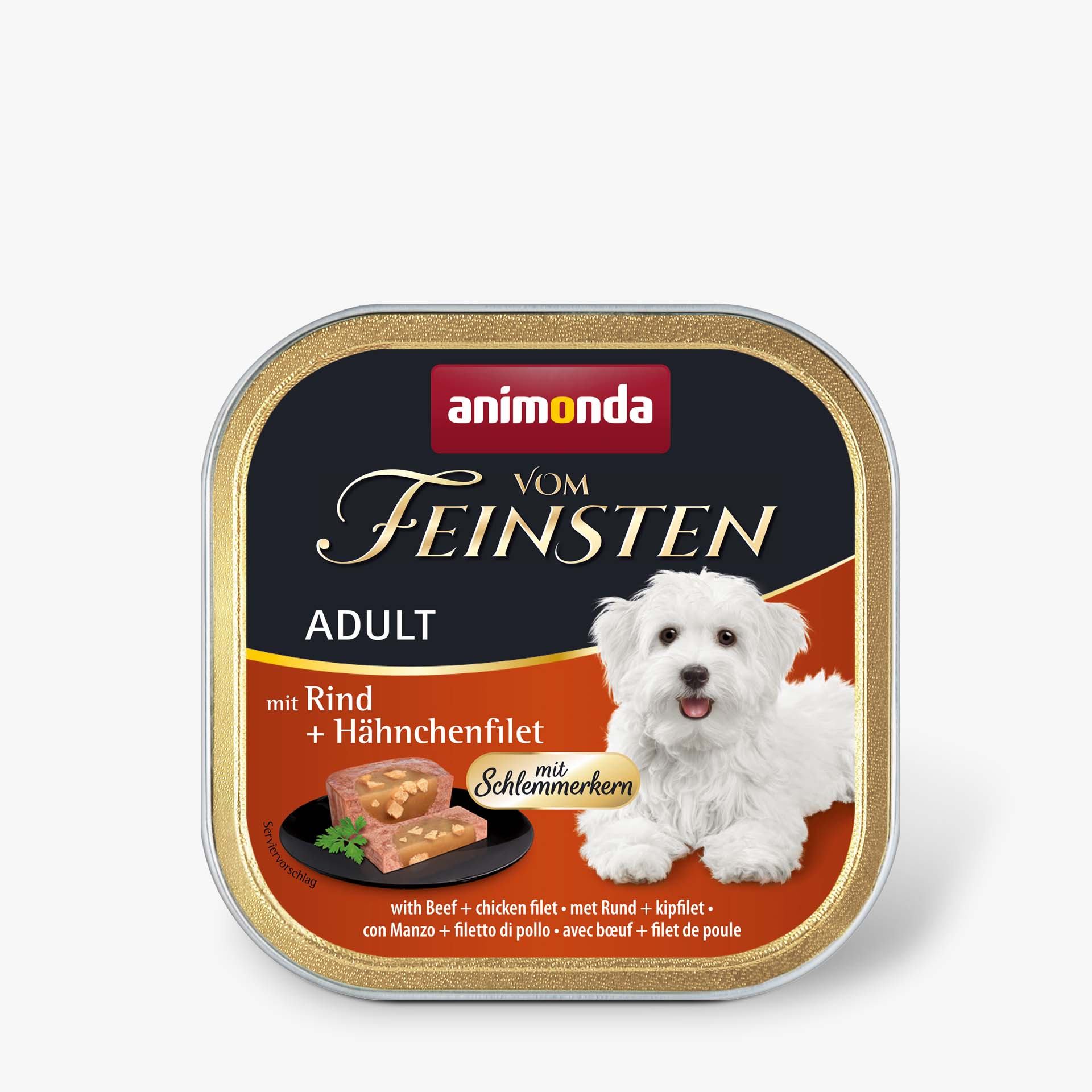 Animonda Vom Feinsten для дорослих собак, з яловичиною та курячим філе 150 г