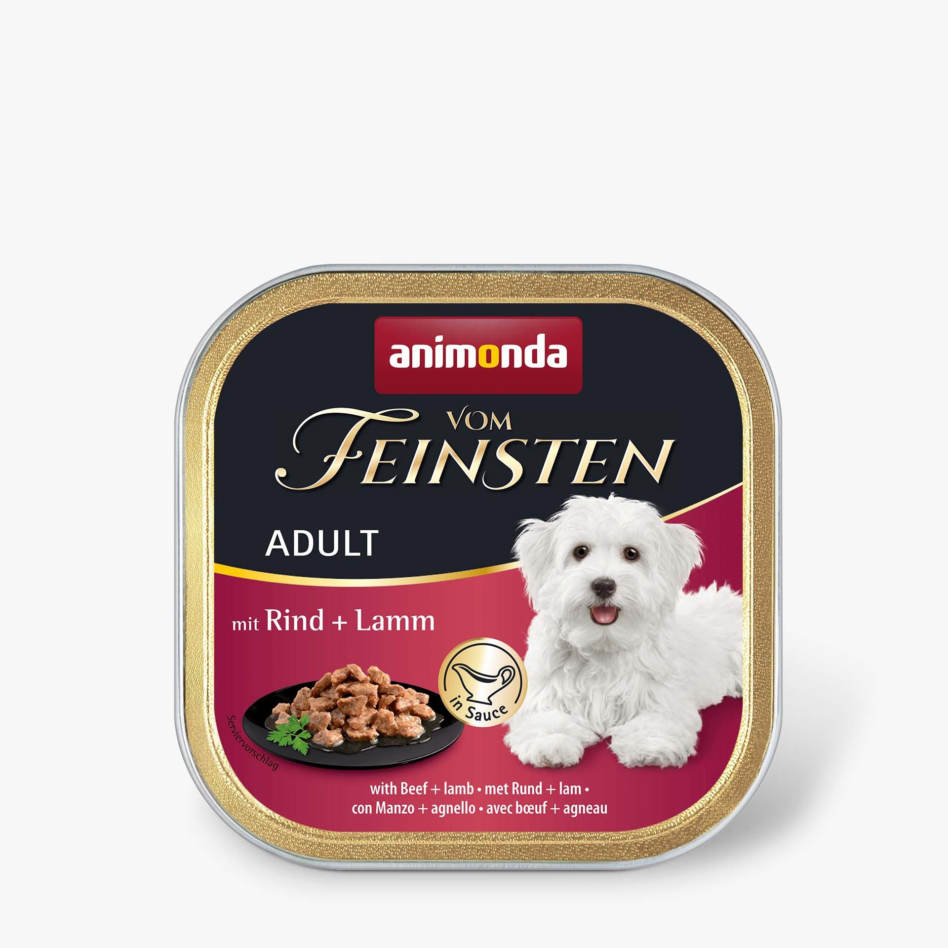 Animonda Vom Feinsten для дорослих собак, з яловичиною і ягнятиною 150 г