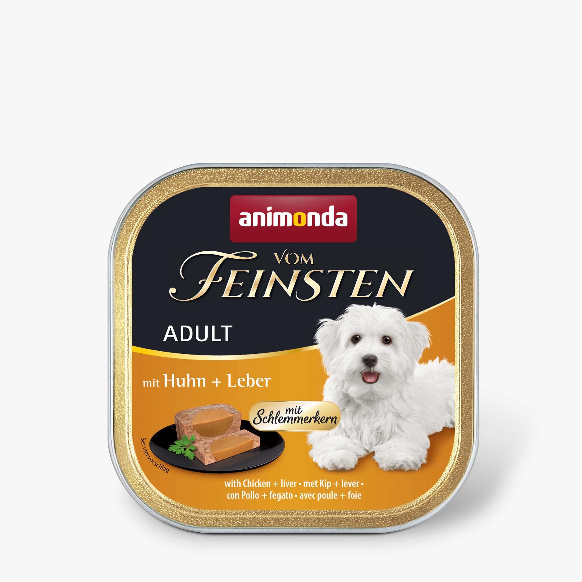 Animonda Vom Feinsten для дорослих собак, з куркою і печінкою 150 г