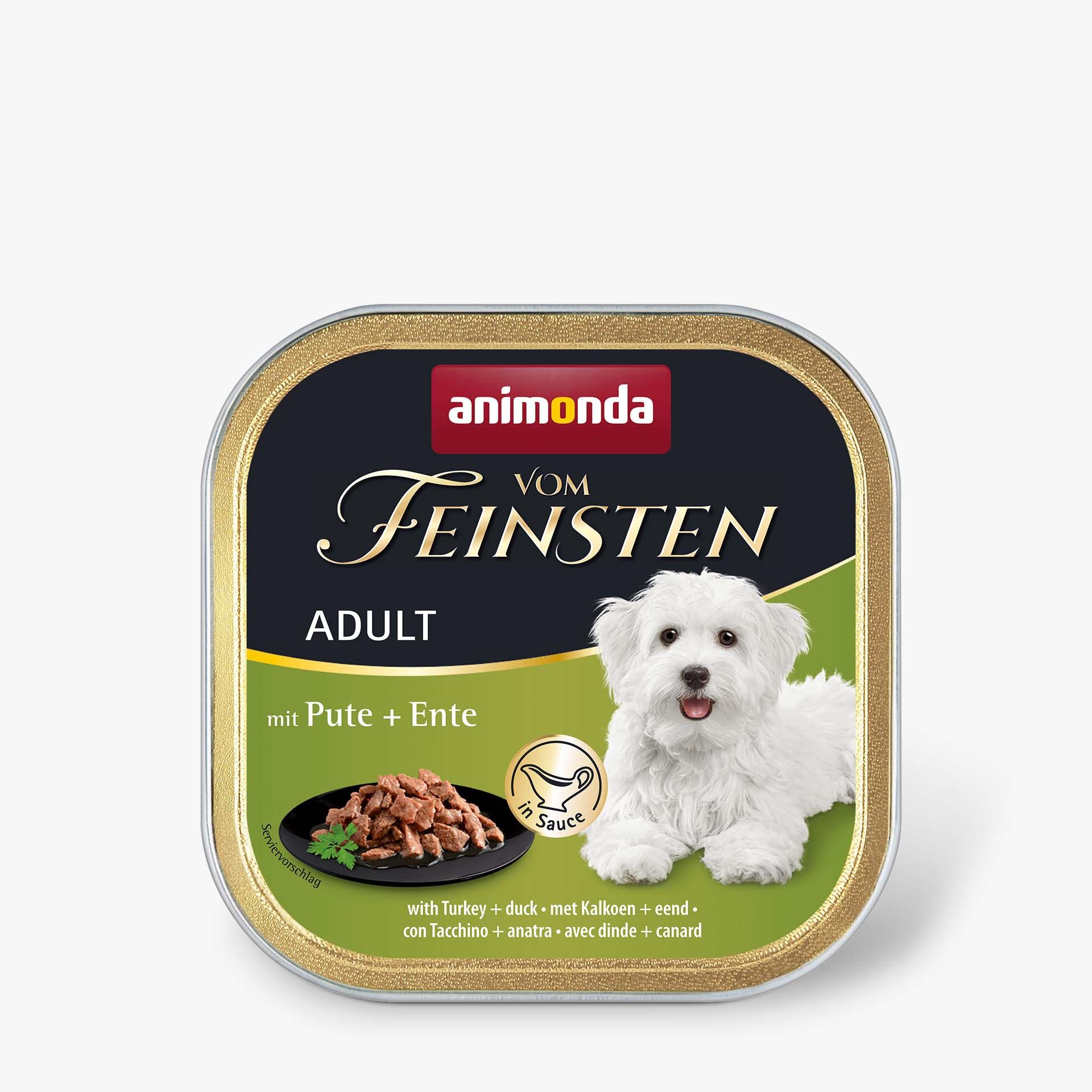Animonda Vom Feinsten для дорослих собак, з індичкою та качкою 150 г