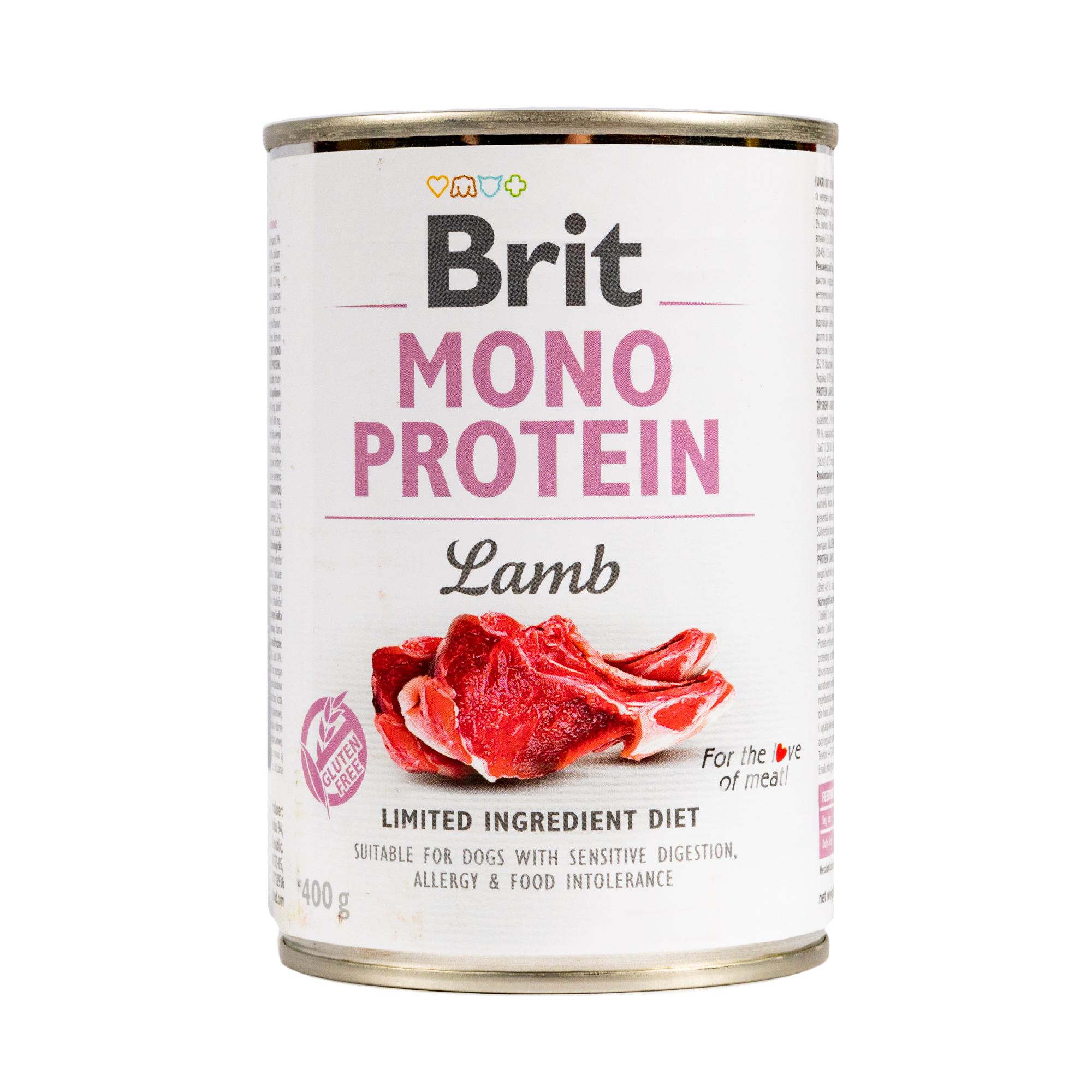 Brit Mono Protein Lamb для собак, з ягнятиною 400 г