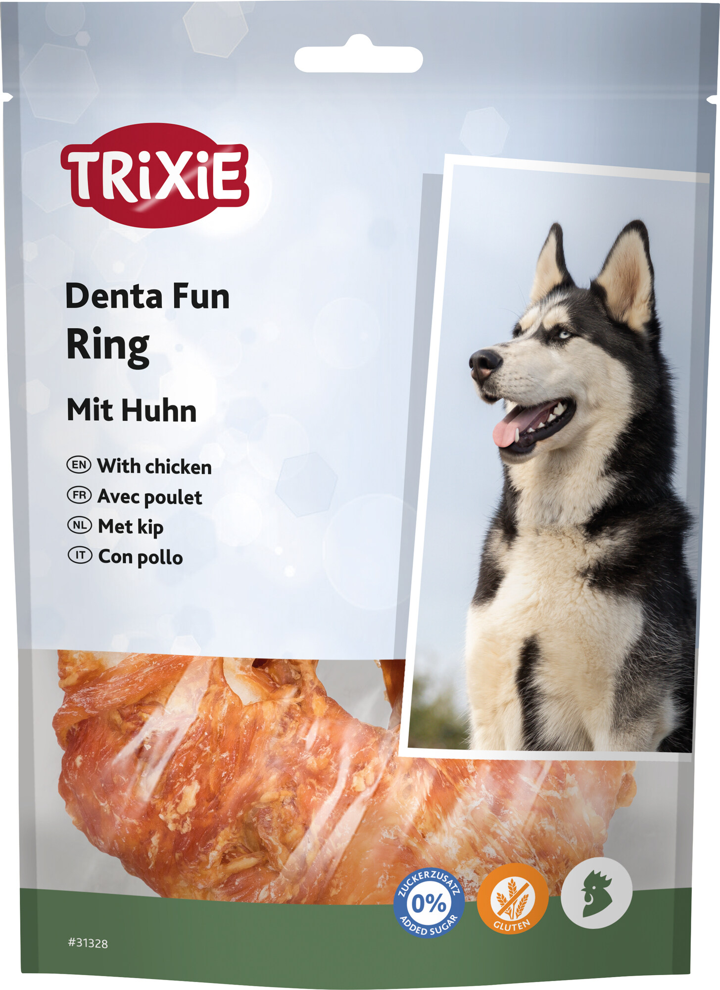 Trixie Denta Fun для собак Кільце для чищення зубів з качкою 10 см