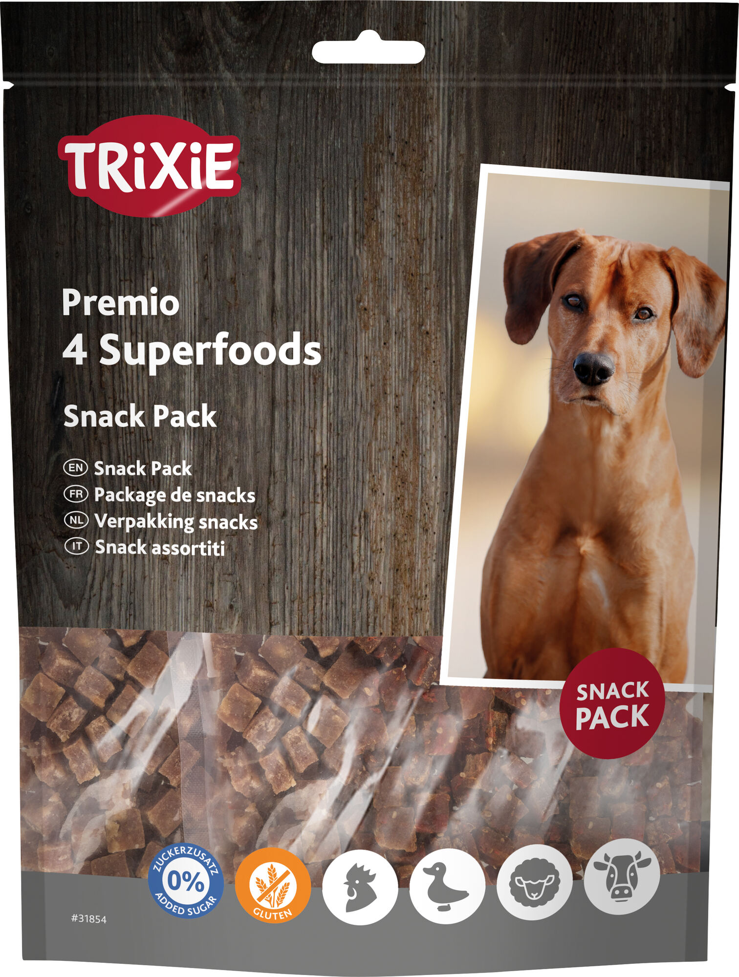 Trixie Premio 4 Meat Superfoods для собак з куркою качкою яловичиною та бараниною
