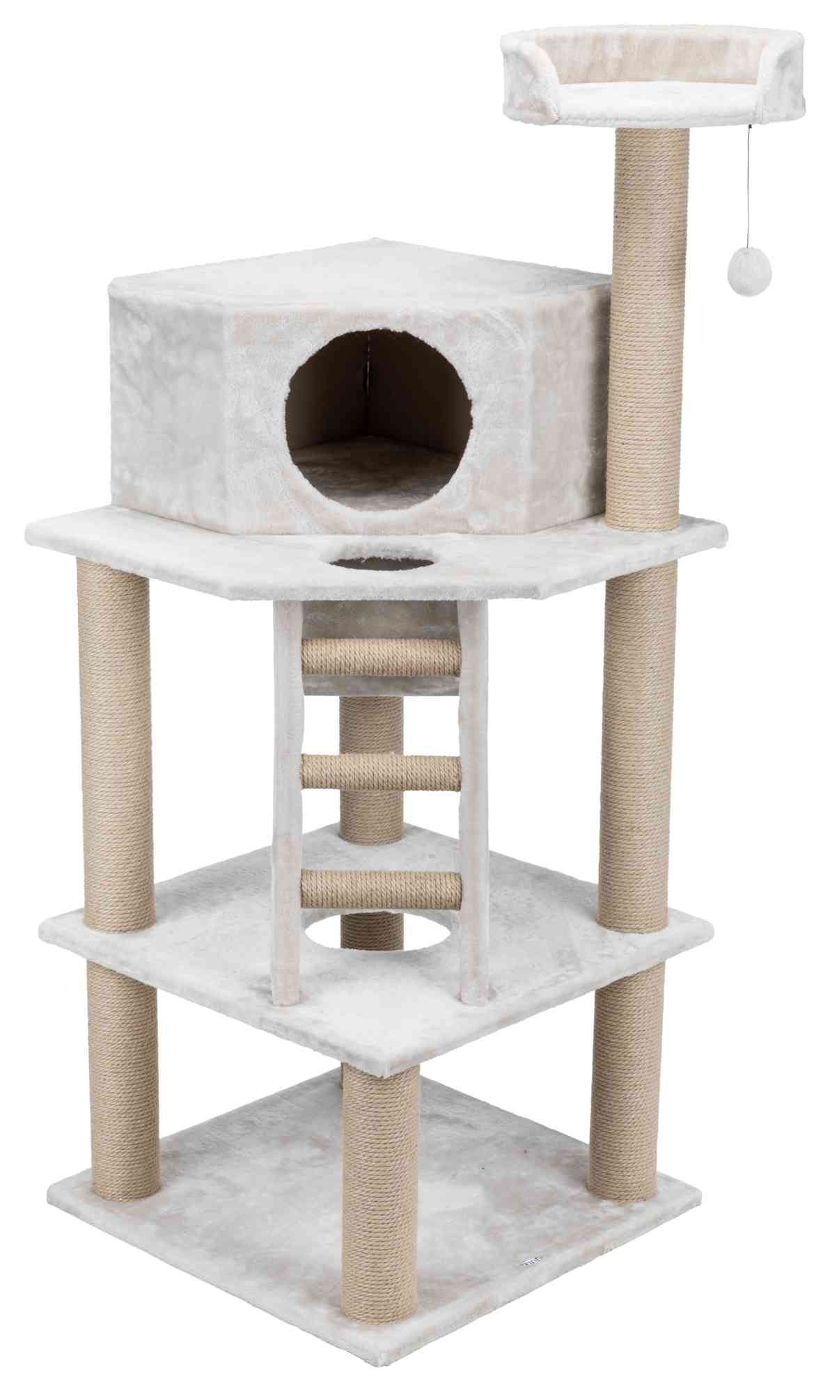 Trixie Marlena для котів, світло-сіра, 60х60х151 см (джут/плюш)