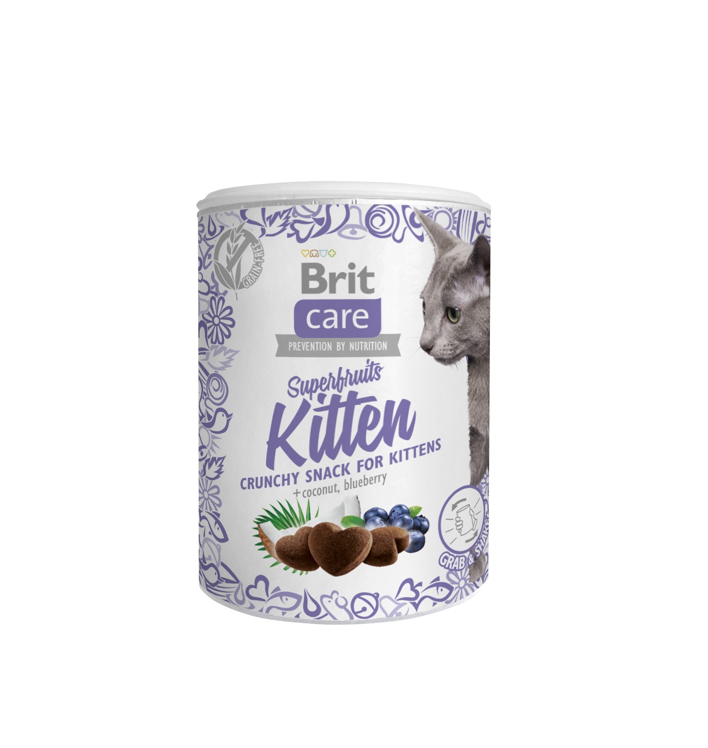 Brit Care Cat Snack Superfruits Kitten курка