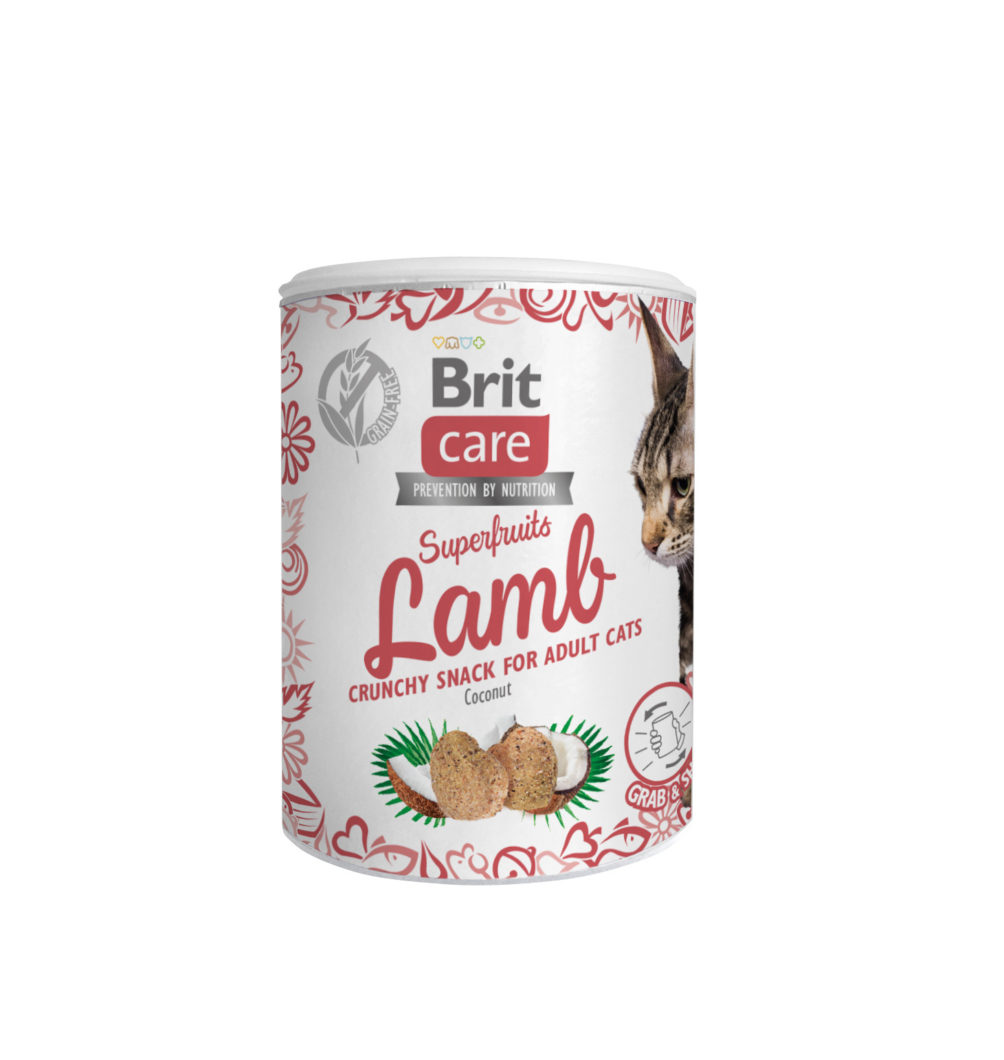 Brit Care Cat Snack Superfruits Lamb ягня