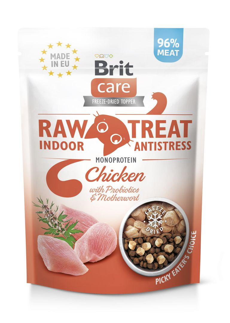 Brit Raw Treat Indoor & Antistress Freeze-dried з куркою