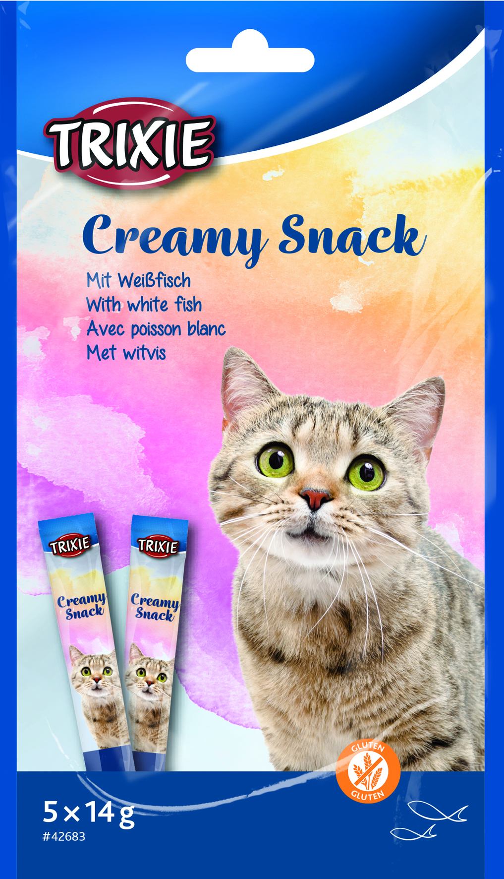 Trixie Creamy Snacks для котів з білою риби
