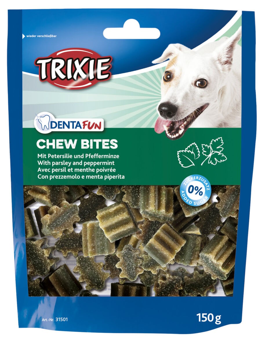 Trixie Denta Fun Chew Bites для собак шматочки з петрушкою та м'ятою