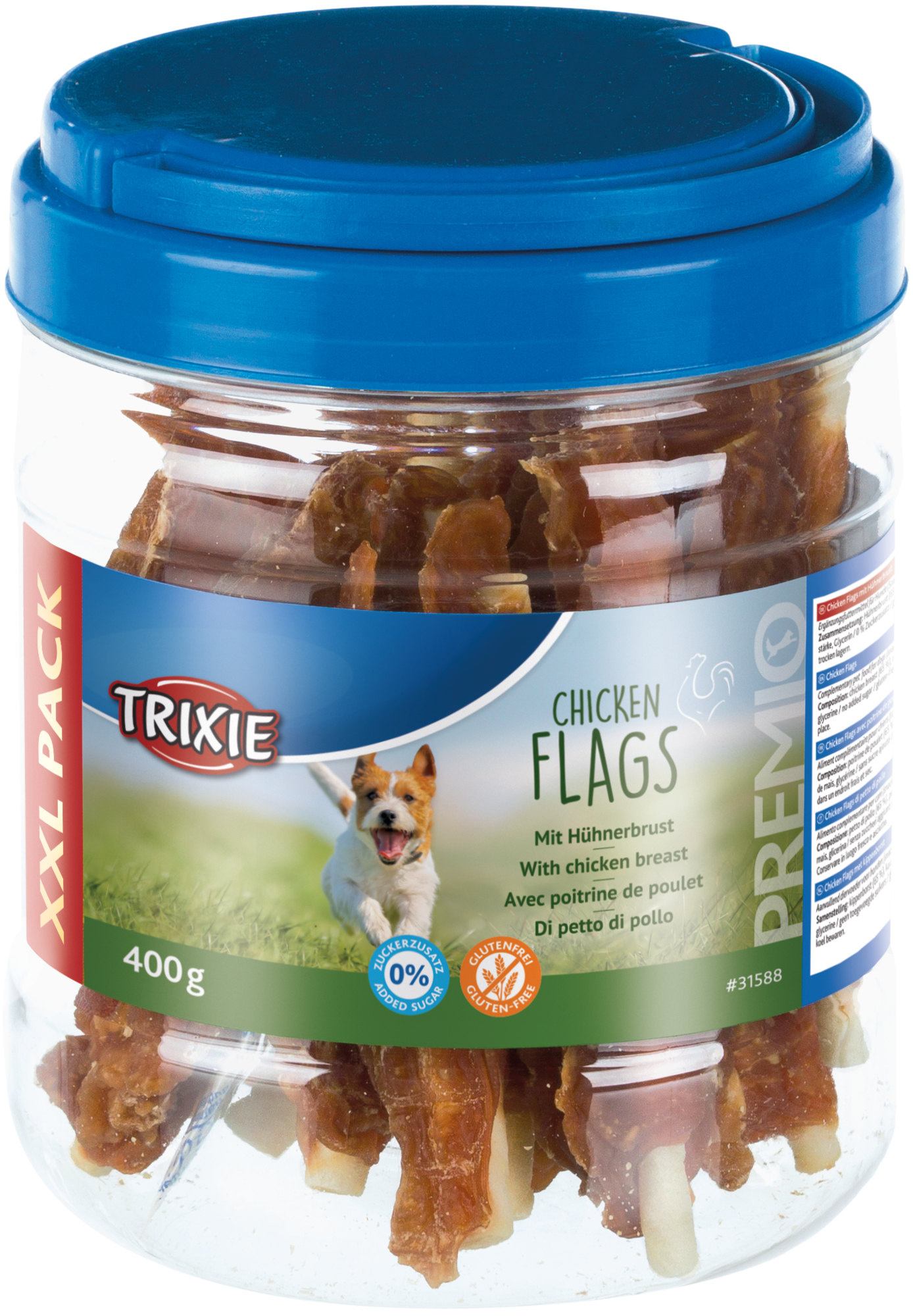 Trixie Premio Chicken Flags для собак куряче філе банка