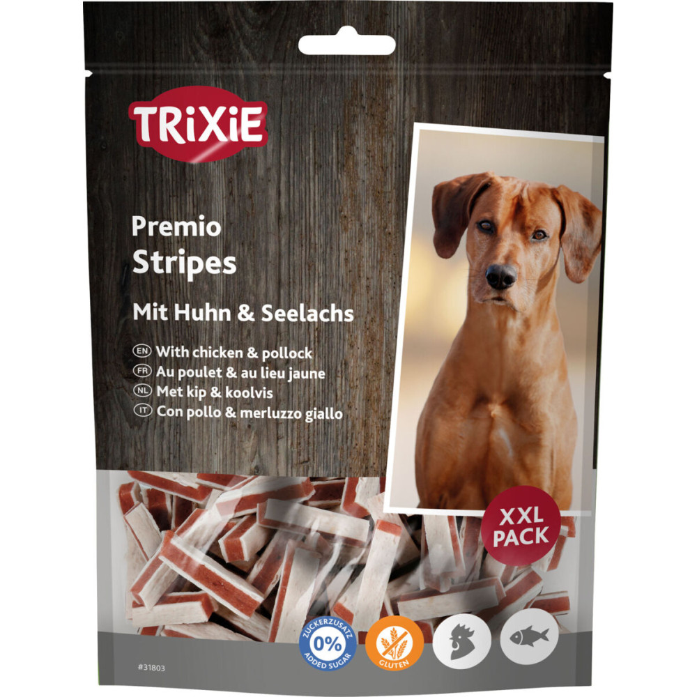 Trixie Premio Fish Chicken Stripes XXL для собак палички курка та лосось