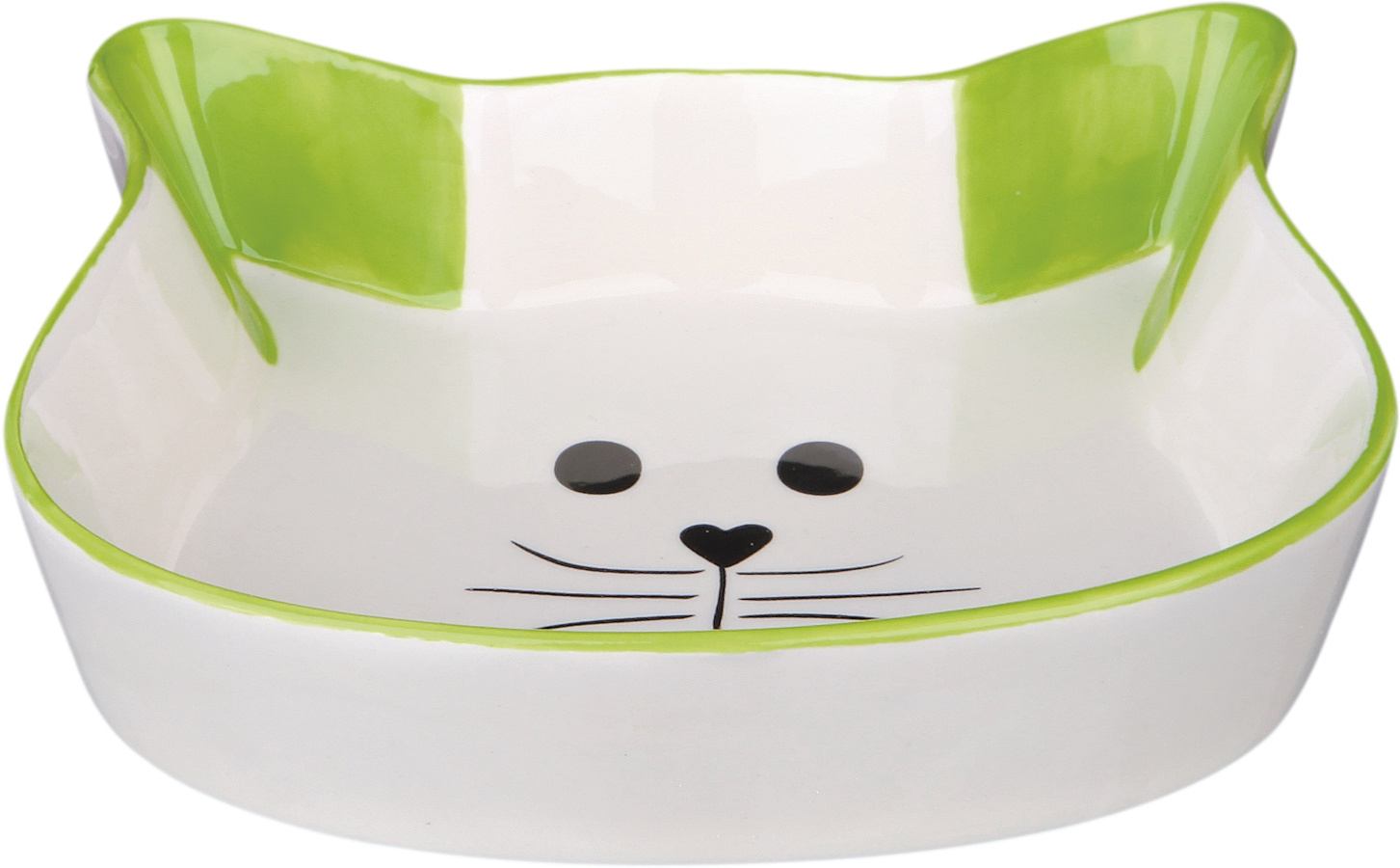 Миска Trixie для котів, у формі котячої мордочки, керамічна, 12 см, 250 мл
