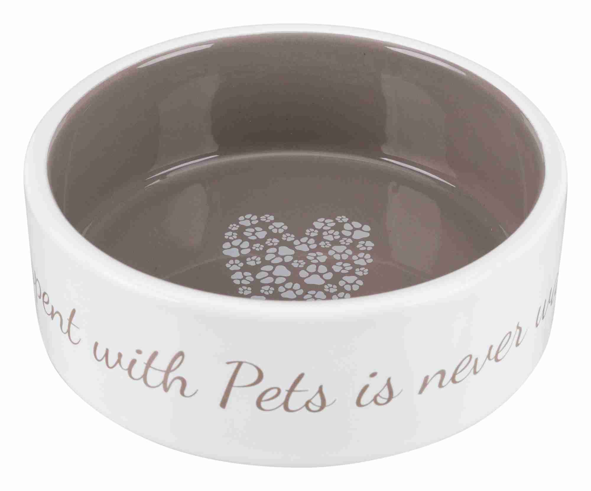 Миска Trixie Pet's Home для собак, керамічна, 16 см, 800 мл (бежева)