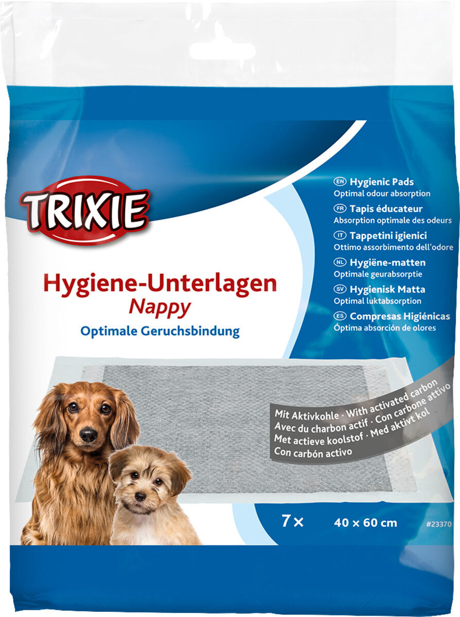 Пелюшки для собак Trixie з активованим вугіллям, 40 х 60 см, 7 шт
