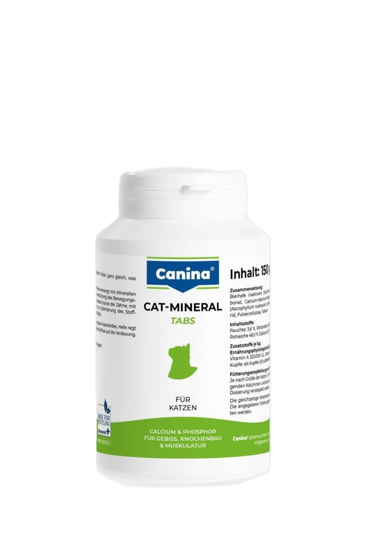 Вітаміни Canina Cat-Mineral Tabs для котів, полівітамінний комплекс