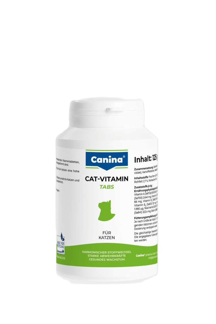 Вітаміни Canina Cat-Vitamin Tabs для котів, вітамінний комплекс