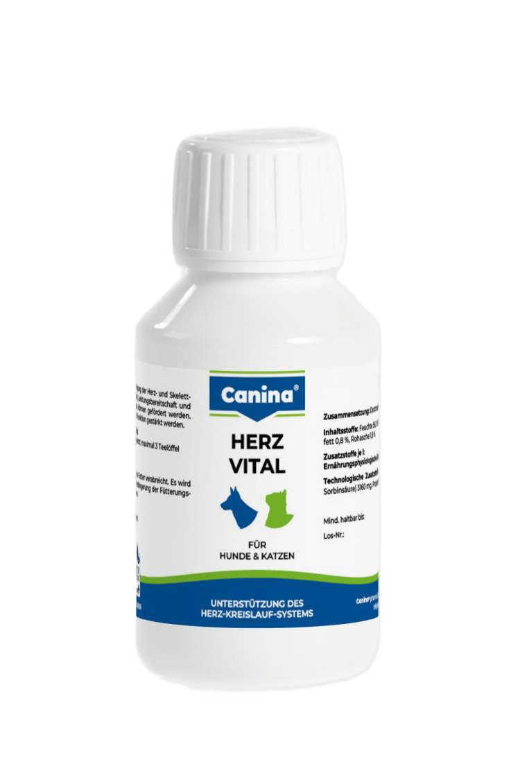 Вітаміни Canina Herz-Vital для собак та котів, підтримка серця