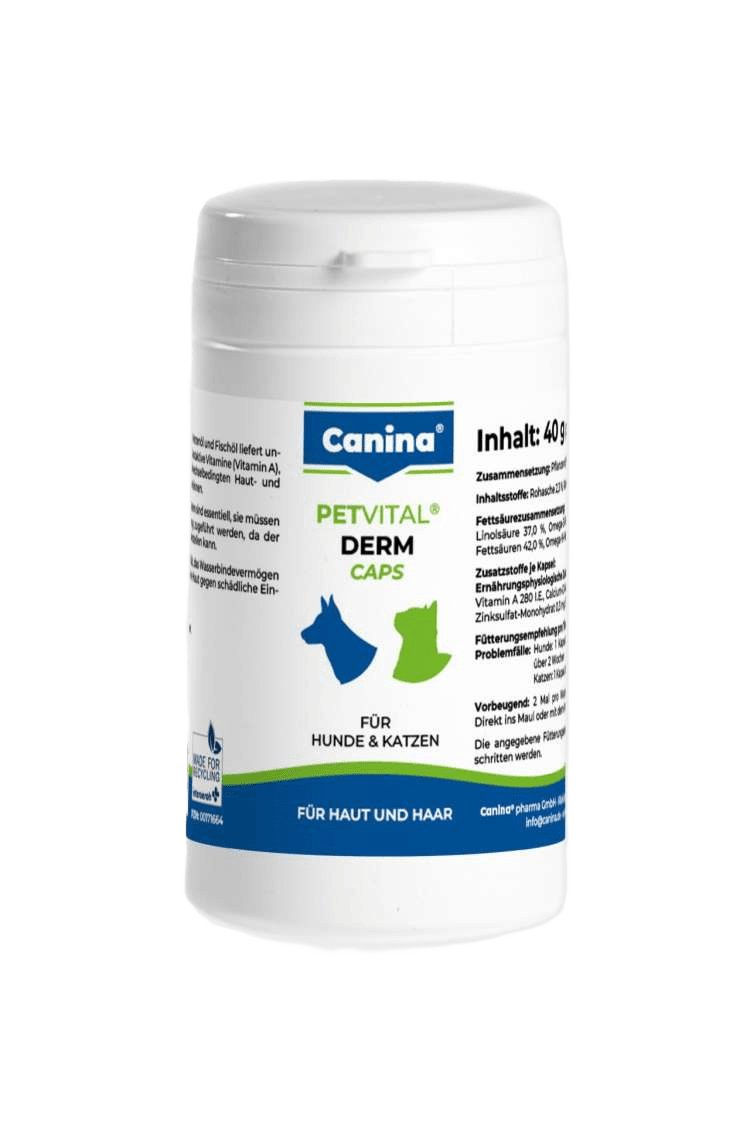 Canina PetVital Dеrm-Caps для собак та котів, для проблемної шерсті