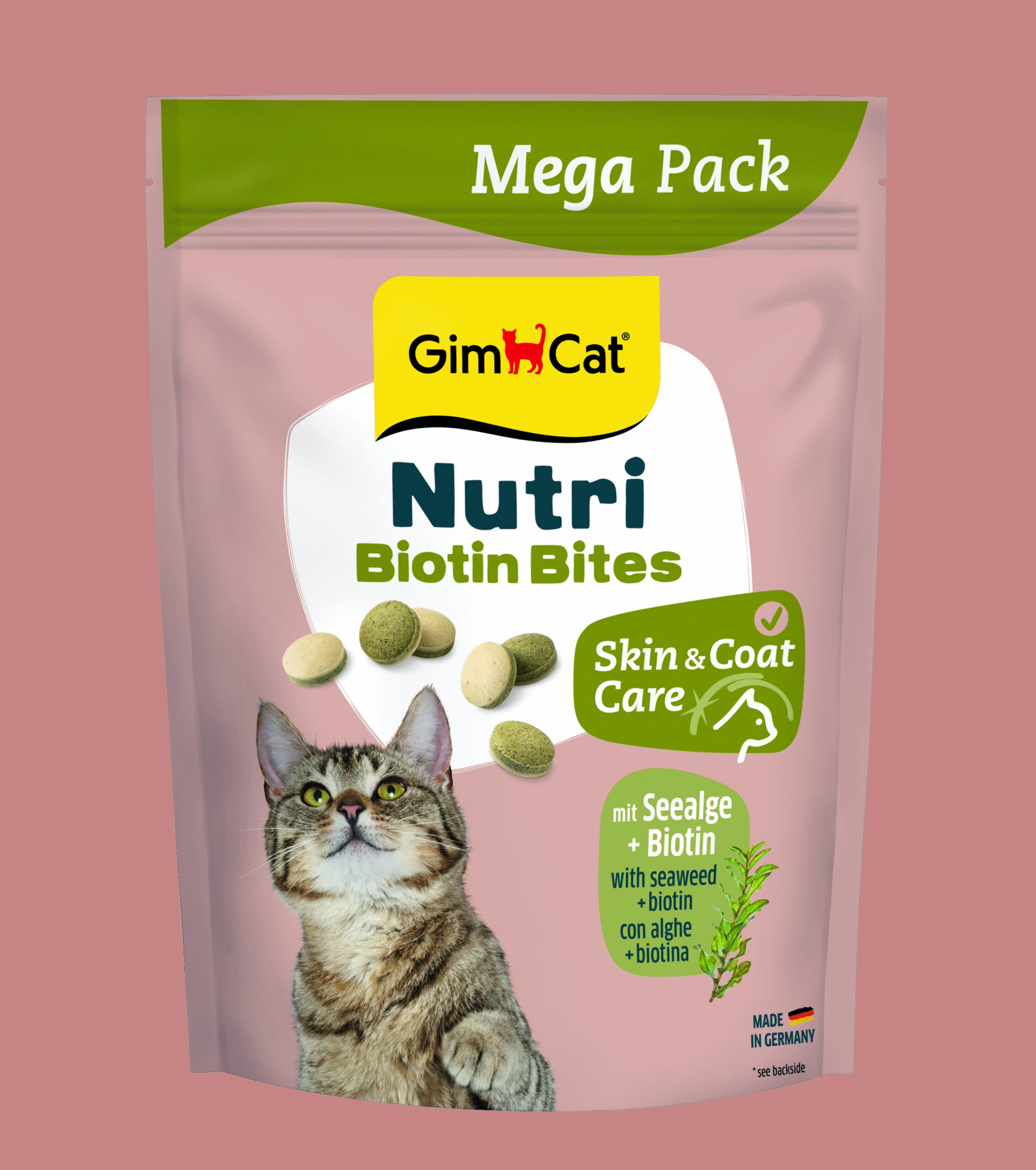 GimCat NUTRI BIOTIN BITES  для котів  для покращення стану шерсті та шкіри