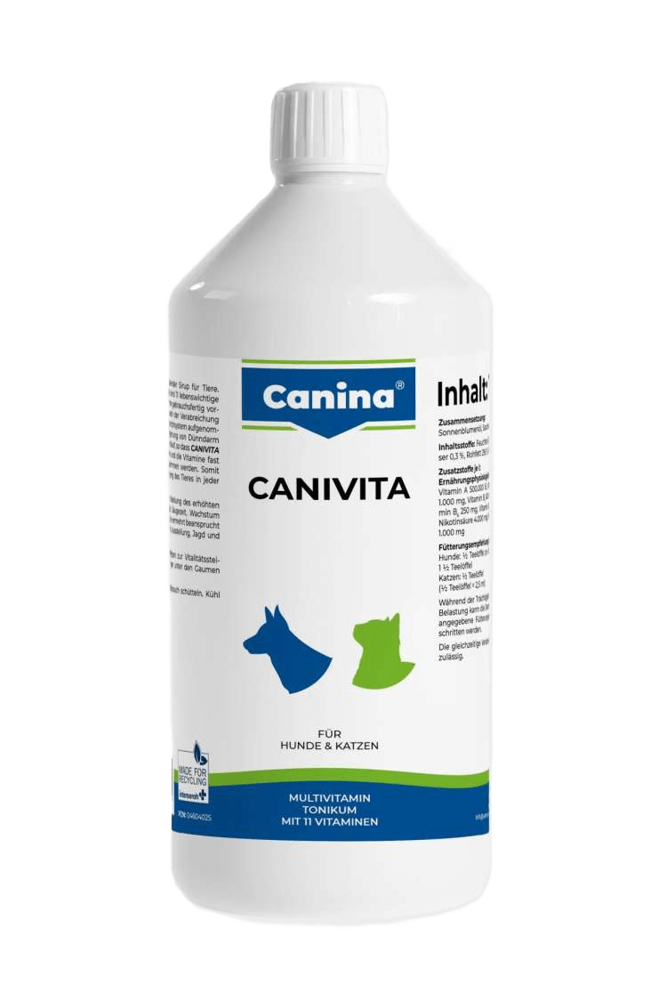 Вітамінізований тонік Canina Canivita для котів та собак, зі швидким ефектом, універсальний