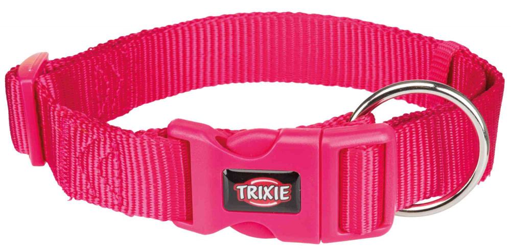Нашийник Trixie Premium для собак, нейлон, S–M: 30–45 см/15 мм, фуксія