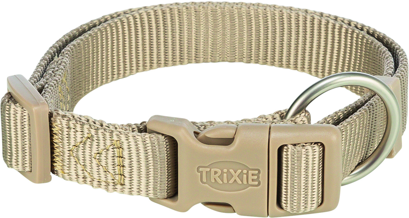 Нашийник Trixie Premium для собак XS–S 22–35 см 10 мм пісочний