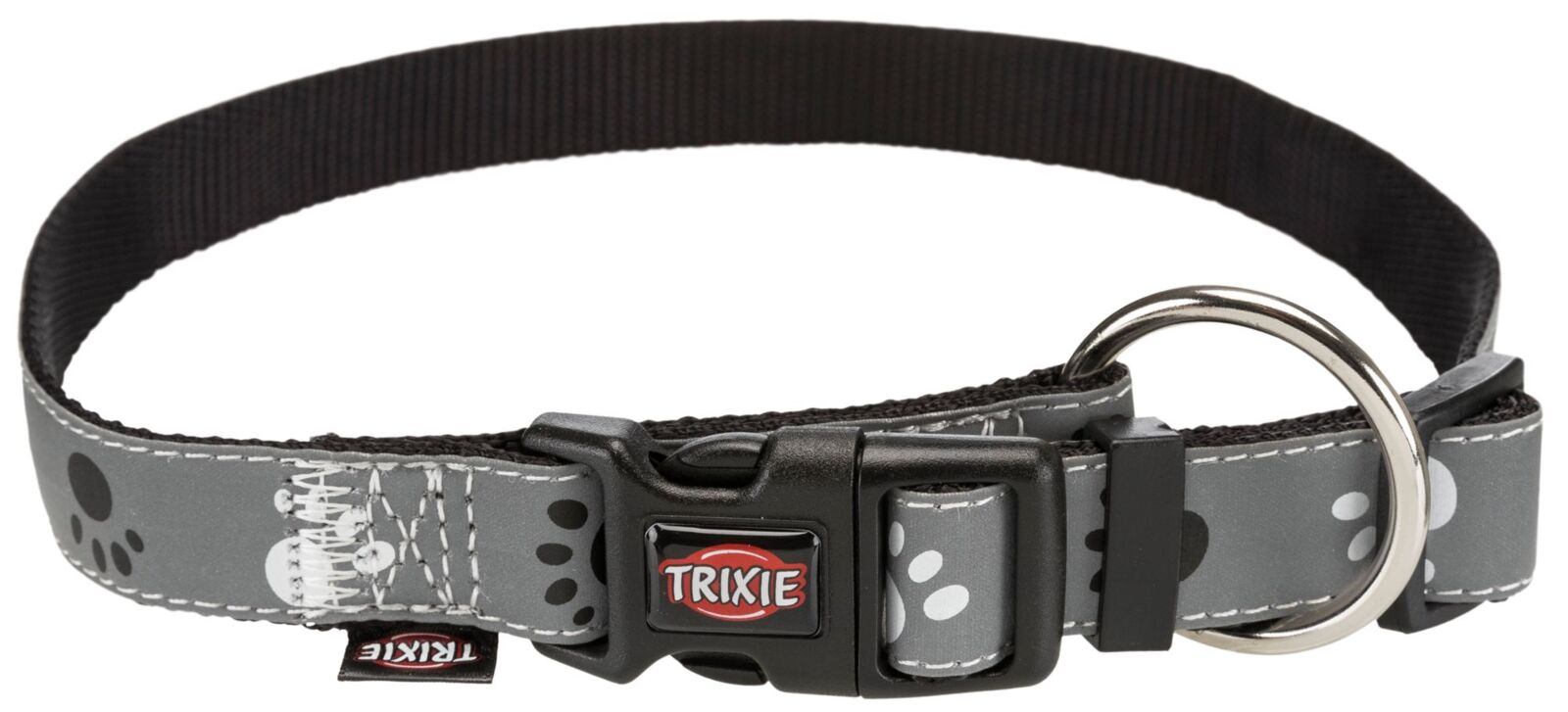 Нашийник Trixie Silver Reflect для собак, світловідбиваючий, M-L: 35-55 см/20 мм, сірий