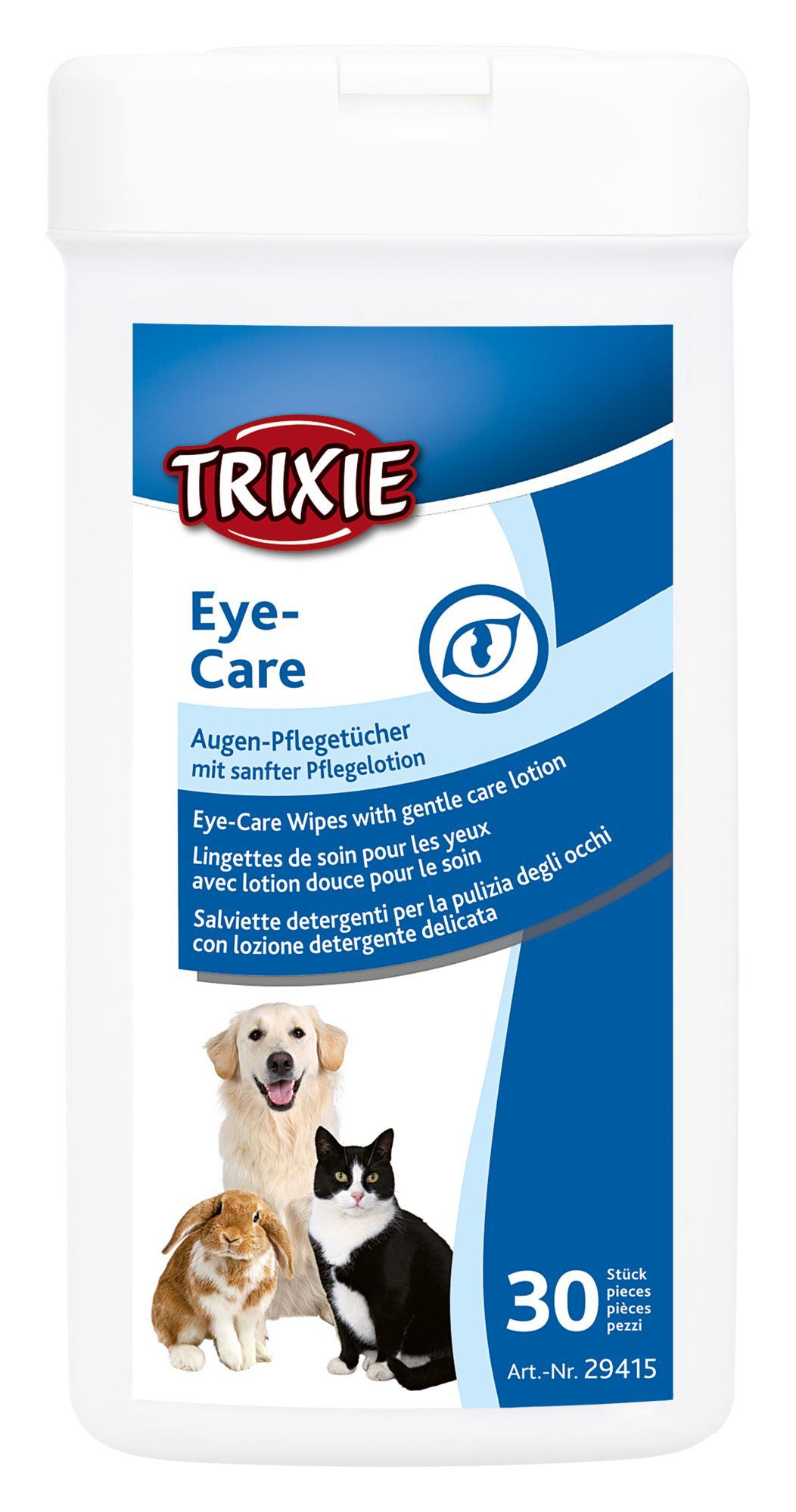 Серветки Trixie для догляду за очима, 30 шт.